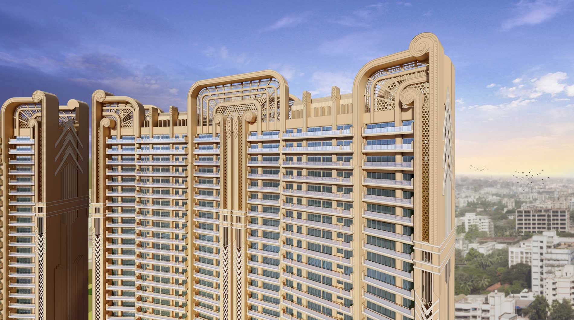 L&T Sector 86 tower crowns, artist's impression